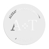 Monograms Wedding Stickers - XOXOKristen