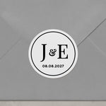 Wedding Monogram Stickers - XOXOKristen