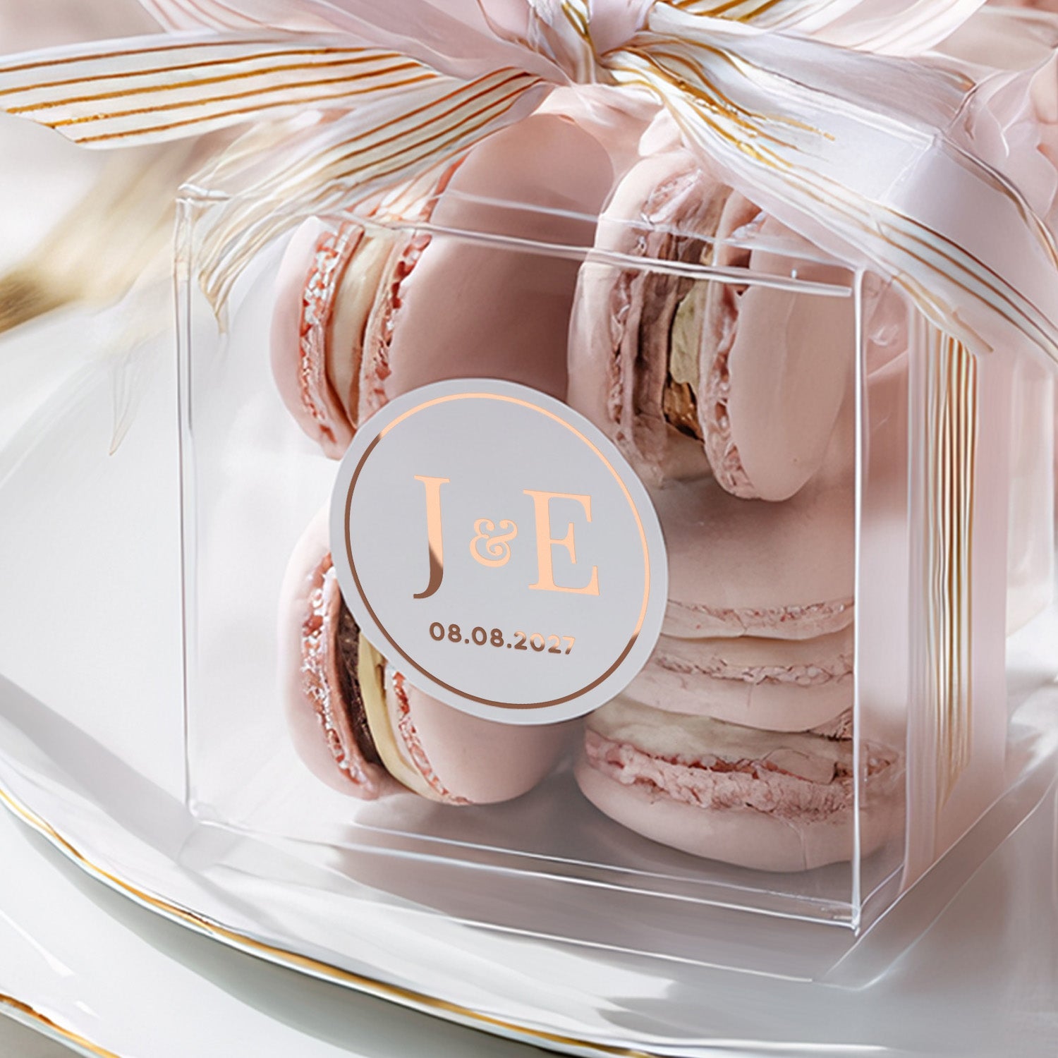 Wedding Monogram Stickers - XOXOKristen