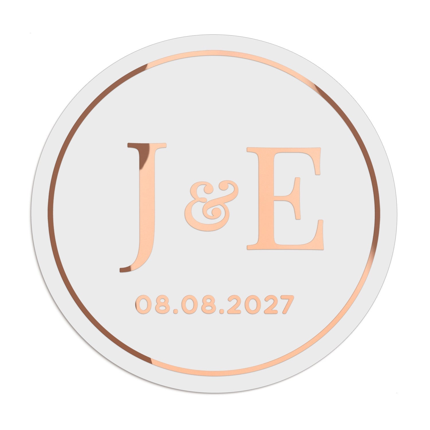 Wedding Monogram Stickers - XOXOKristen