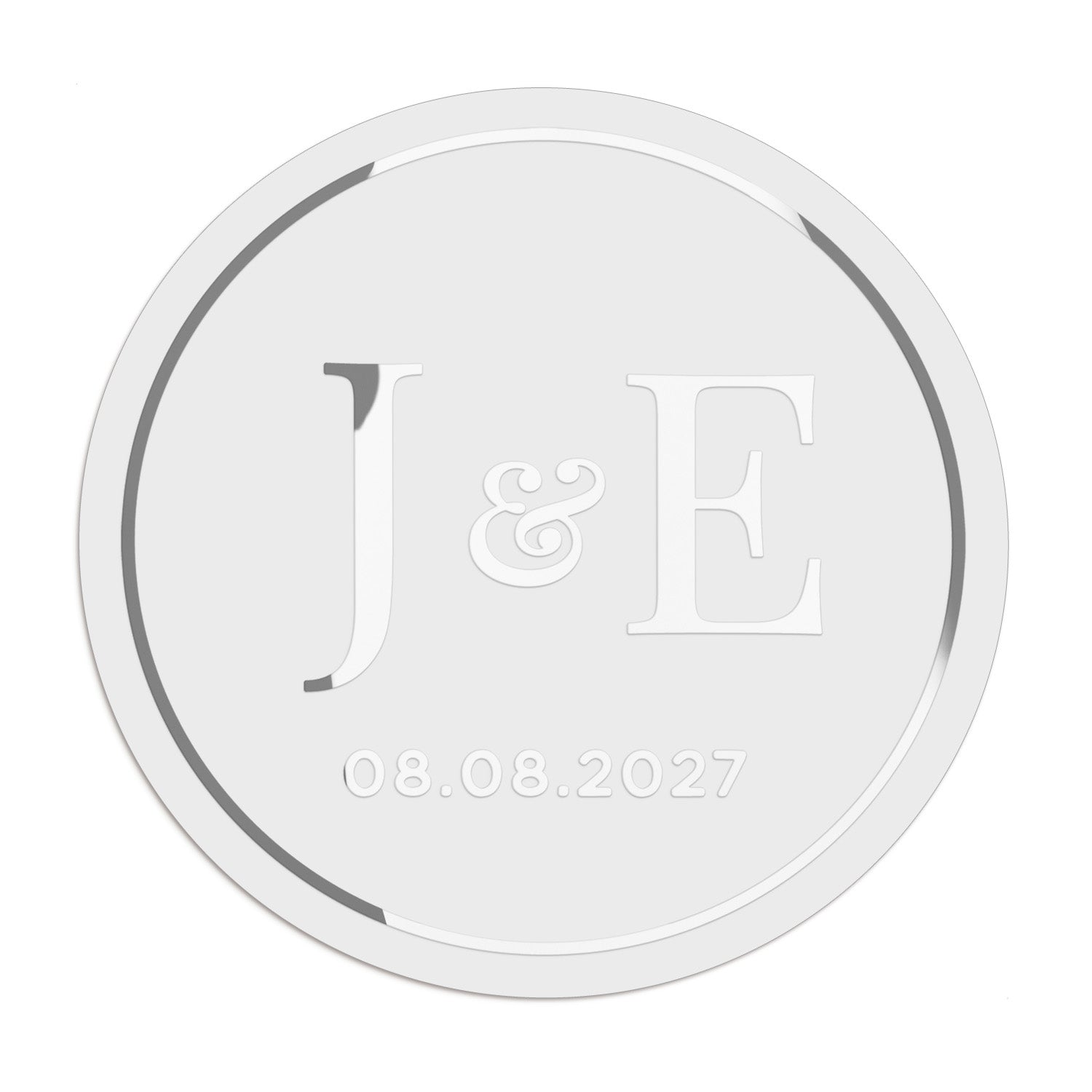 Wedding Monogram Stickers - XOXOKristen