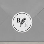 Wedding Monogram Stickers - XOXOKristen