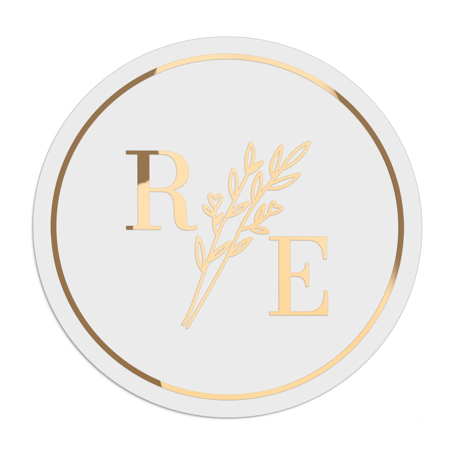 Wedding Monogram Stickers - XOXOKristen