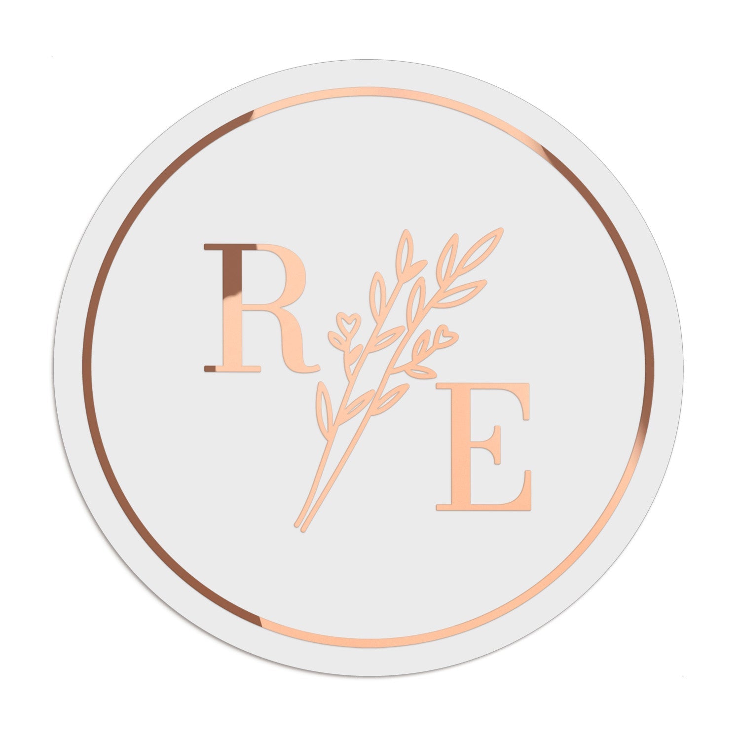 Wedding Monogram Stickers - XOXOKristen