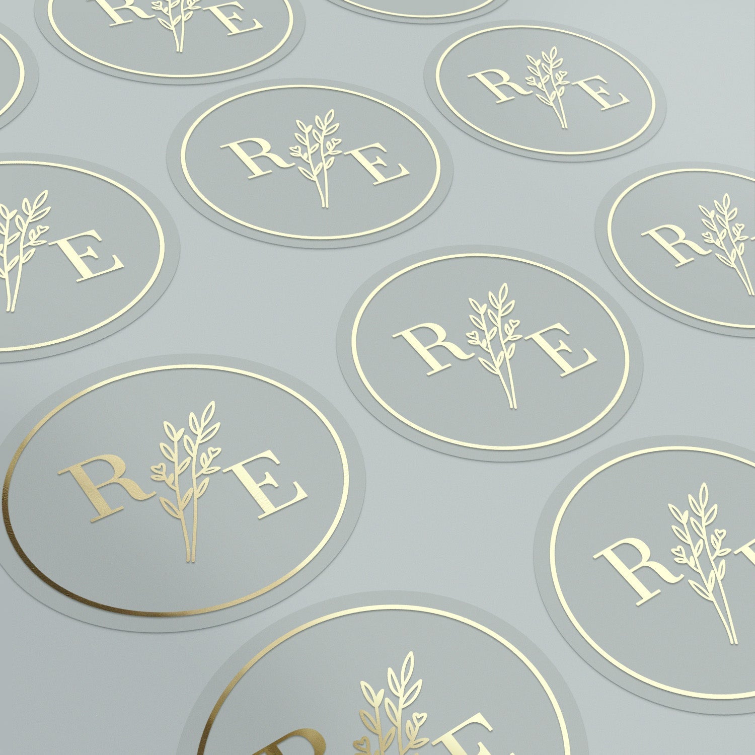 Wedding Monogram Stickers - XOXOKristen