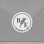 Floral Wedding Favor Stickers - XOXOKristen