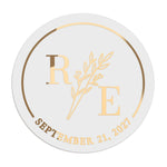 Floral Wedding Favor Stickers - XOXOKristen