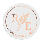 Floral Wedding Favor Stickers - XOXOKristen