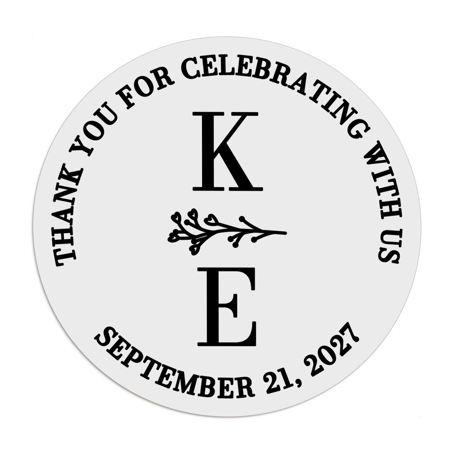 Wedding Favor Stickers - XOXOKristen
