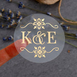 Luxury Ornament Wedding Stickers - XOXOKristen
