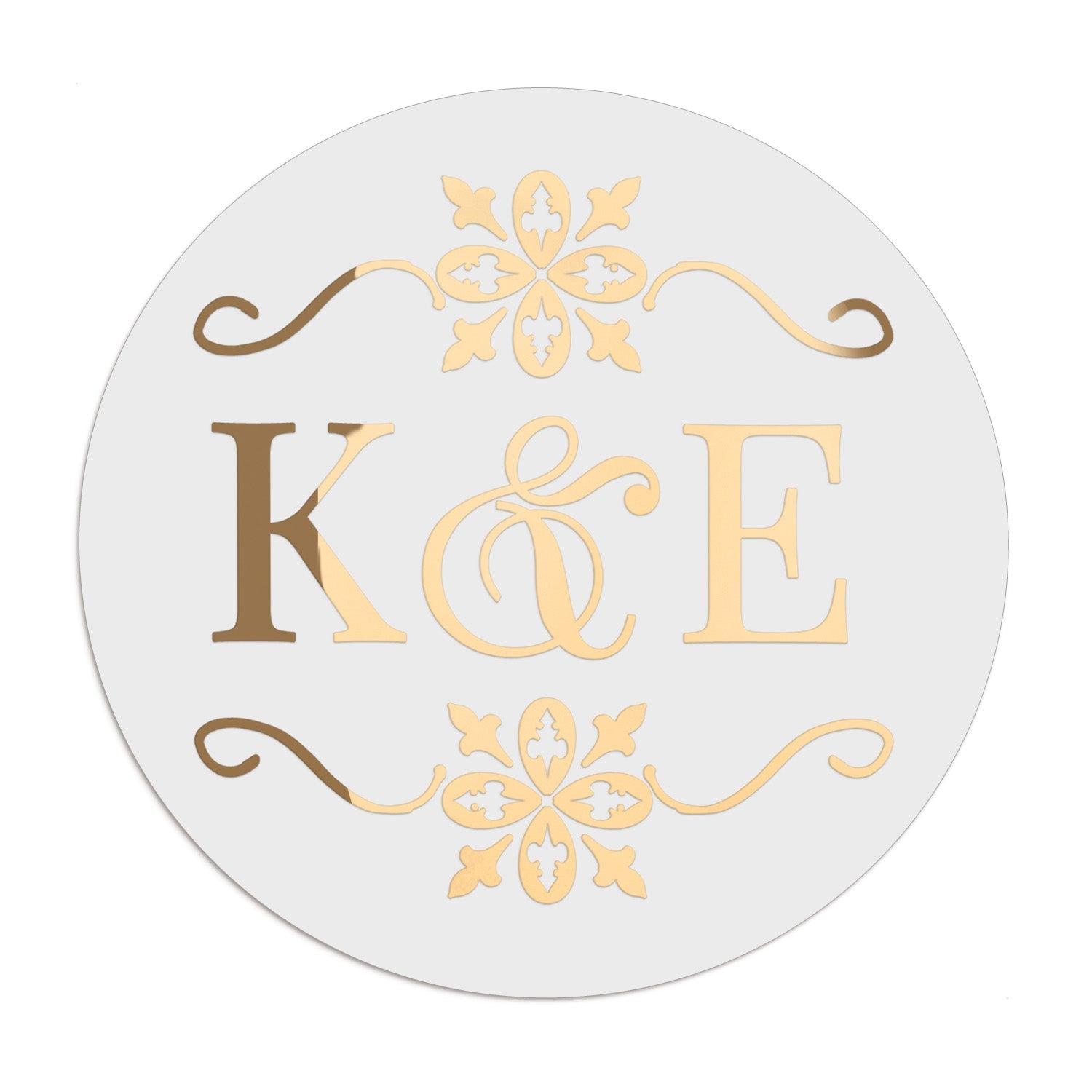 Luxury Ornament Wedding Stickers - XOXOKristen