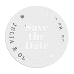 Bold Save the Date Stickers - XOXOKristen
