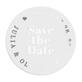 Bold Save the Date Stickers - XOXOKristen