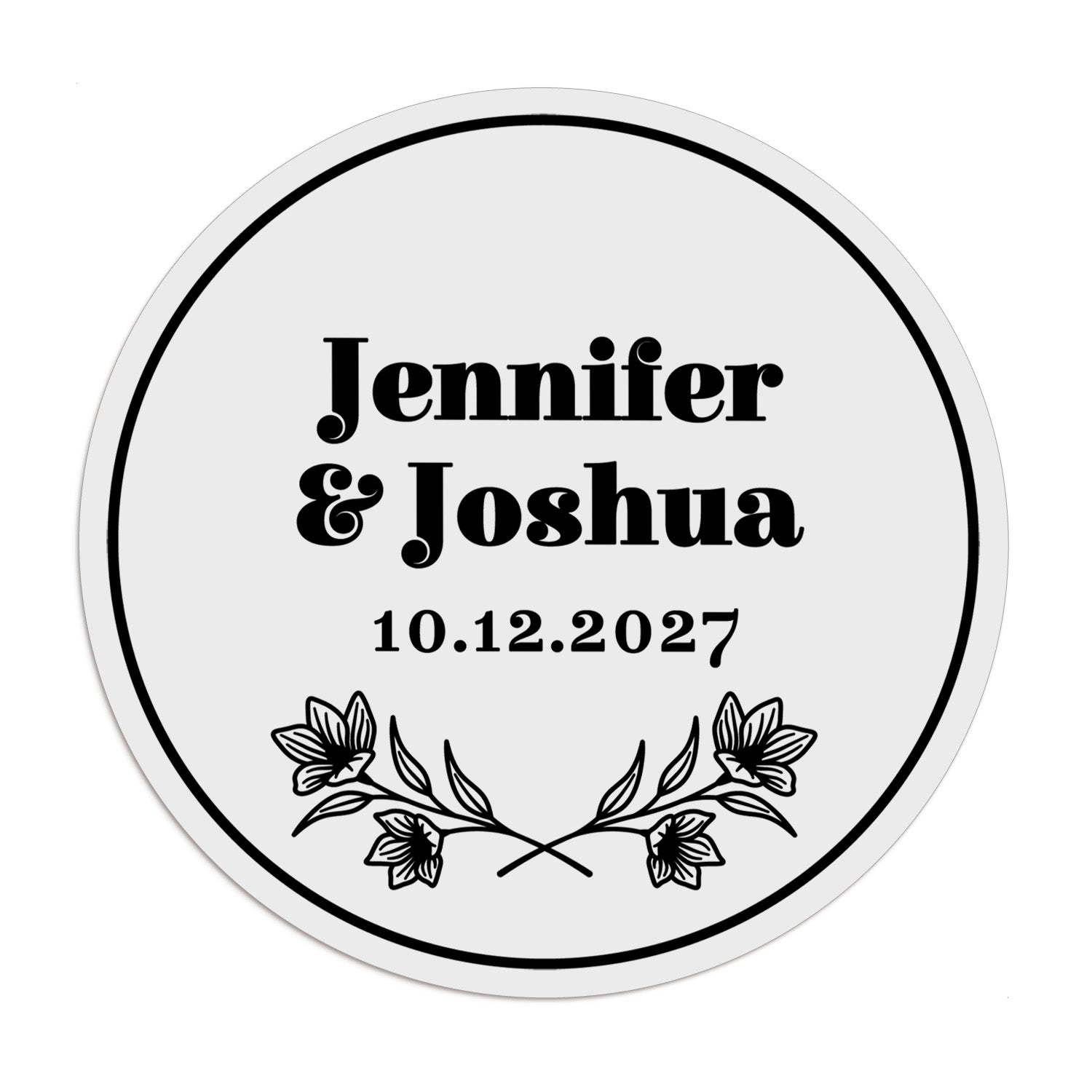 Floral Wedding Stickers - XOXOKristen