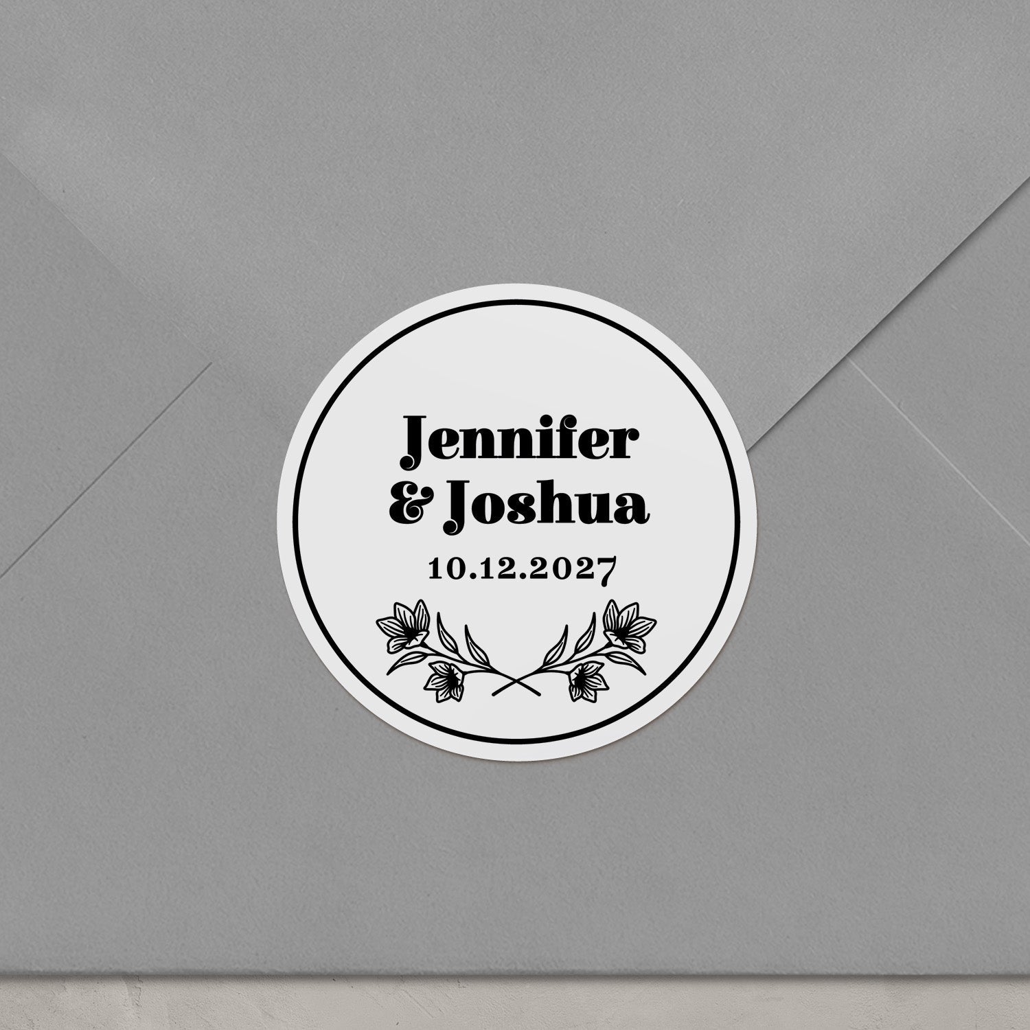 Floral Wedding Stickers - XOXOKristen