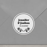 Floral Wedding Stickers - XOXOKristen