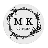 Elegant Frame Wedding Stickers - XOXOKristen