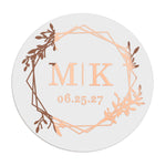 Elegant Frame Wedding Stickers - XOXOKristen