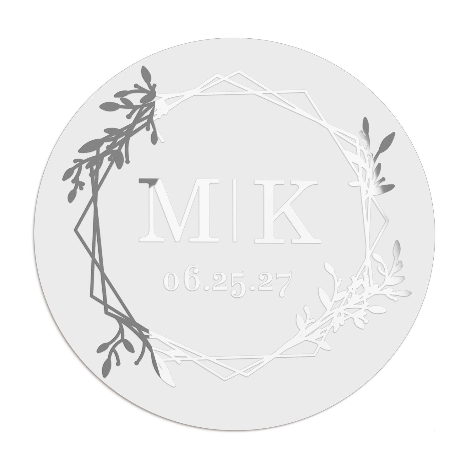 Elegant Frame Wedding Stickers - XOXOKristen