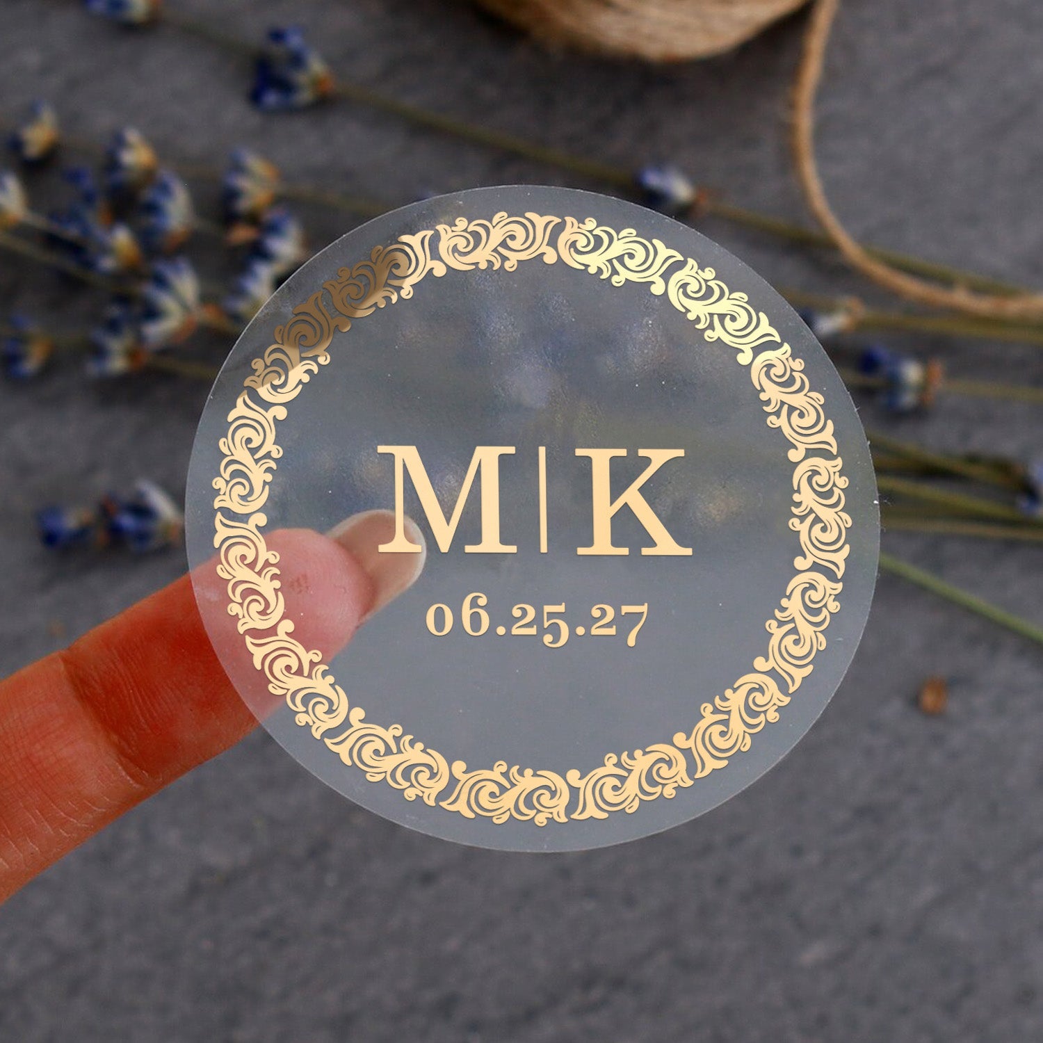 Luxury Frame Wedding Stickers - XOXOKristen