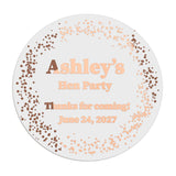 Personalized Hen Party Clear Stickers - XOXOKristen