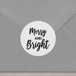 Merry and Bright Christmas Stickers - XOXOKristen