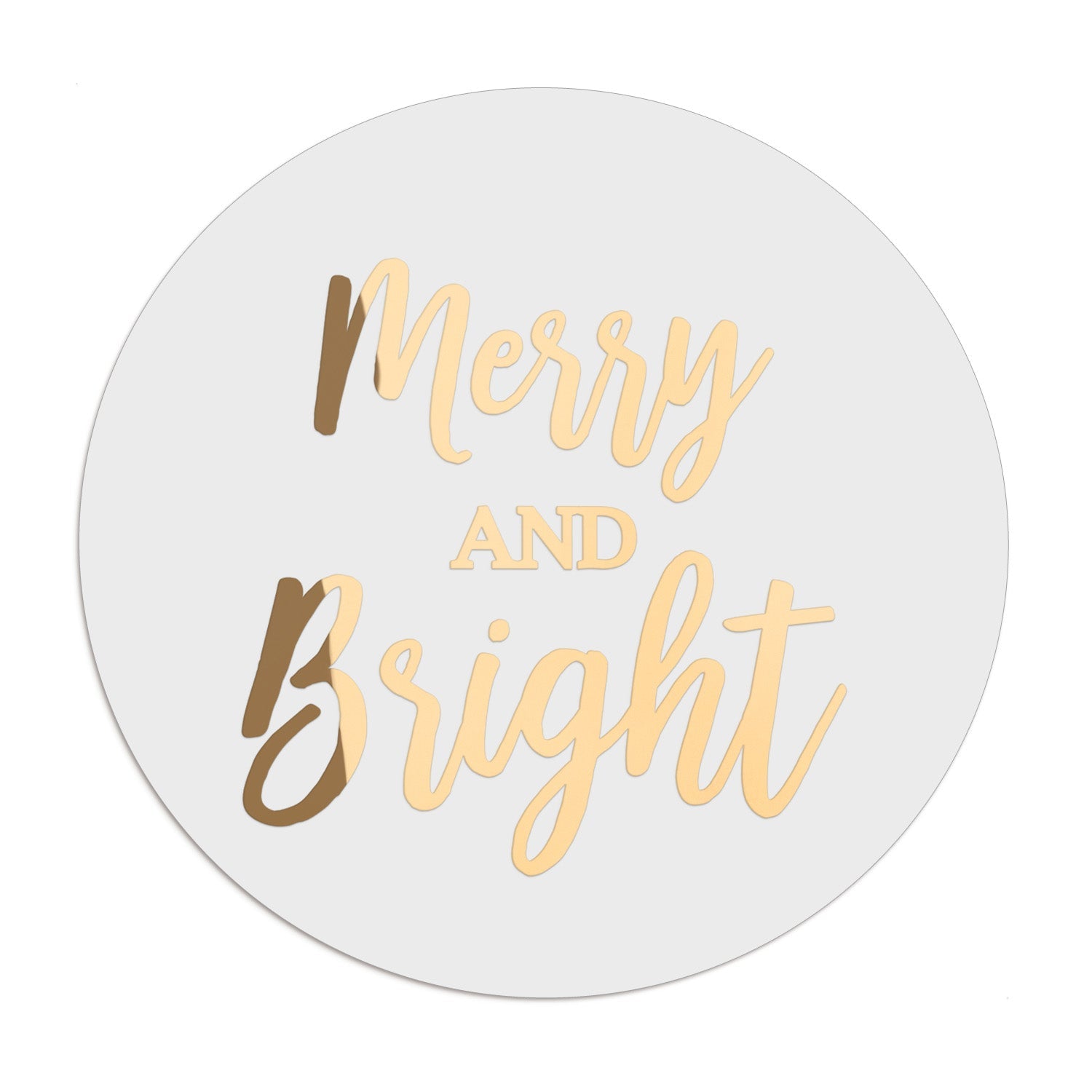 Merry and Bright Christmas Stickers - XOXOKristen