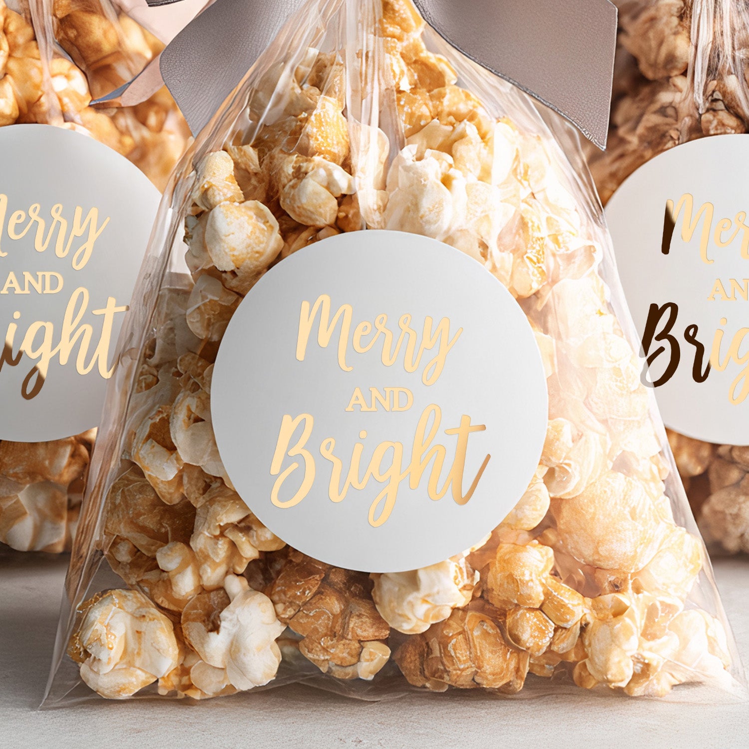 Merry and Bright Christmas Stickers - XOXOKristen