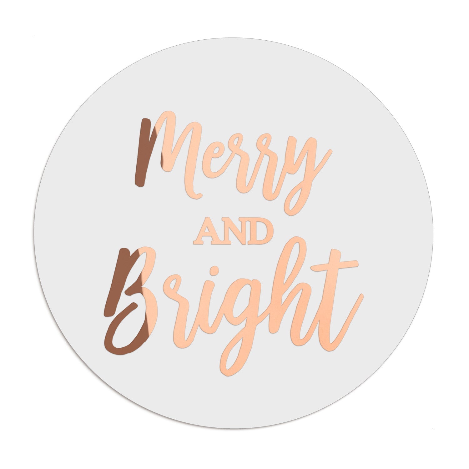 Merry and Bright Christmas Stickers - XOXOKristen