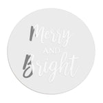 Merry and Bright Christmas Stickers - XOXOKristen