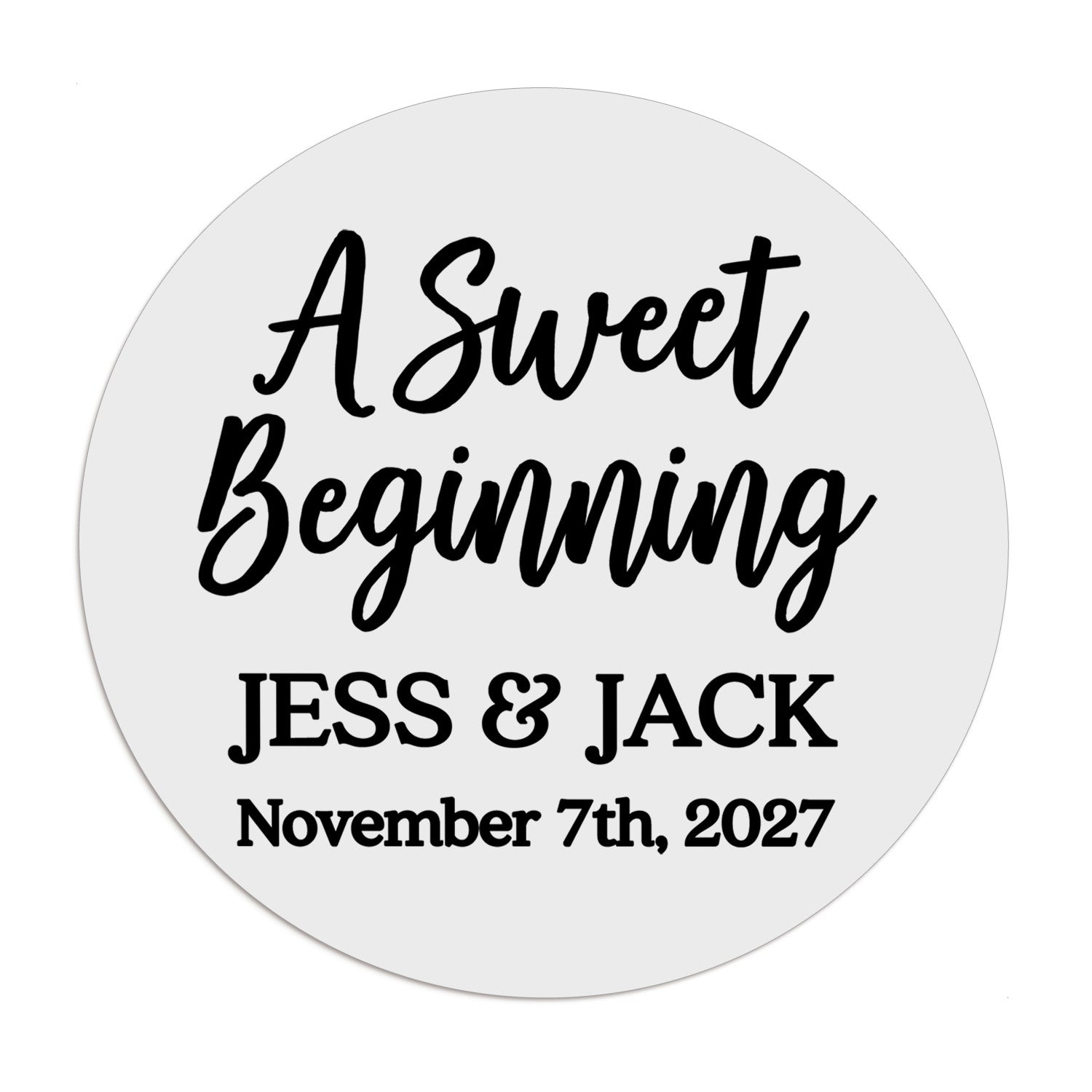 A Sweet Beginning Stickers - XOXOKristen