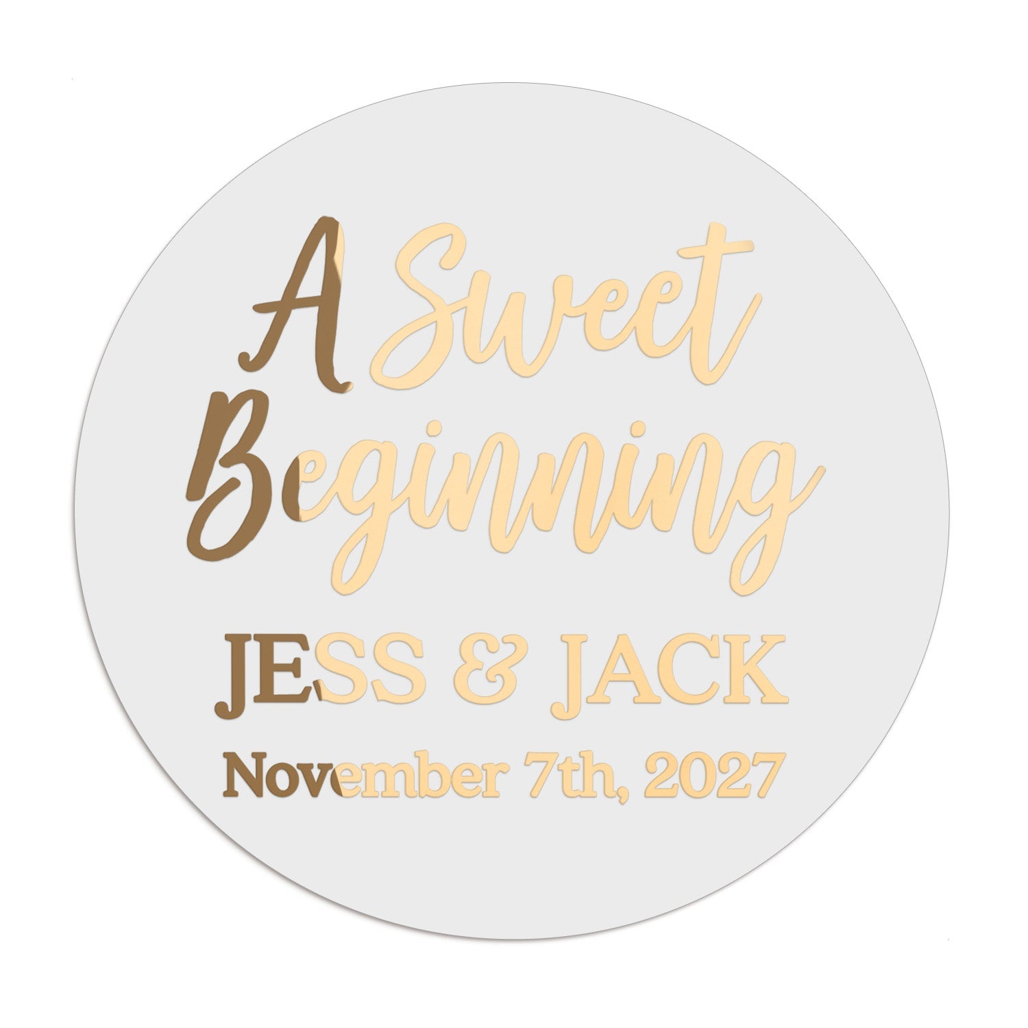 A Sweet Beginning Stickers - XOXOKristen