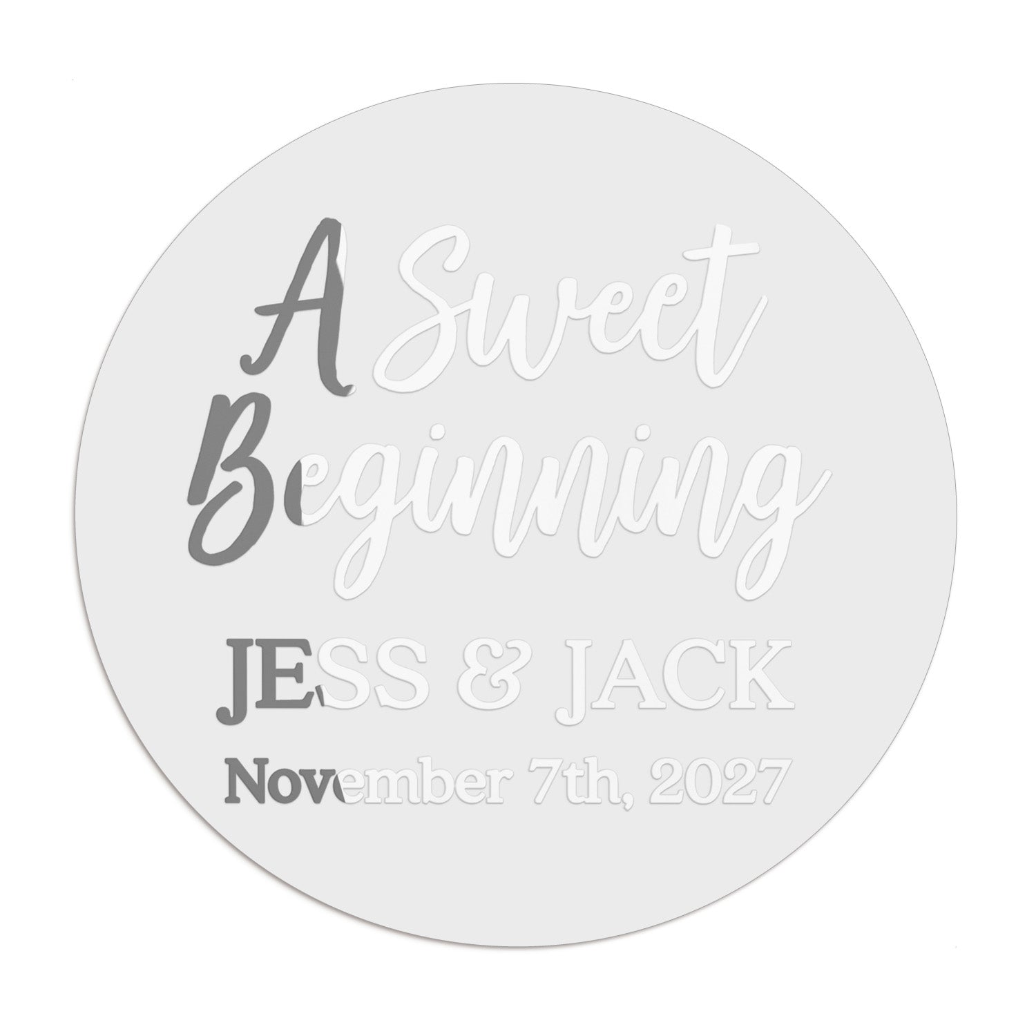 A Sweet Beginning Stickers - XOXOKristen