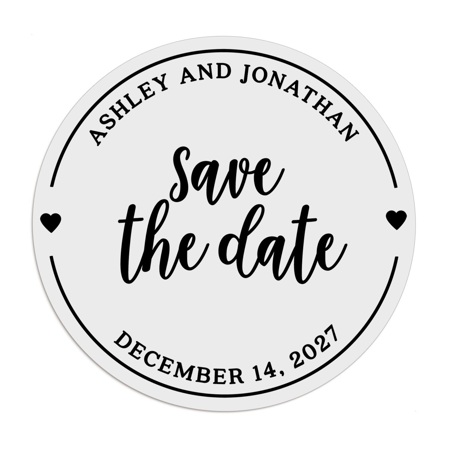Save The Date Stickers - XOXOKristen