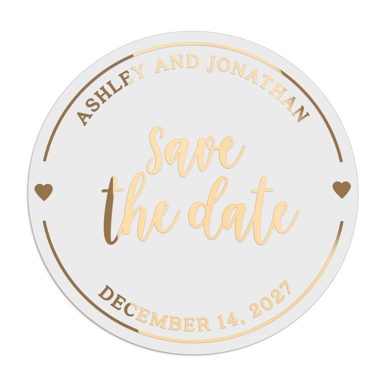 Save The Date Stickers - XOXOKristen
