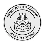 Cake Birthday Favor Stickers - XOXOKristen