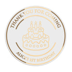 Cake Birthday Favor Stickers - XOXOKristen