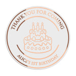 Cake Birthday Favor Stickers - XOXOKristen