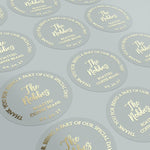 Coffee Beans Wedding Favor Stickers - XOXOKristen