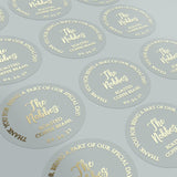 Coffee Beans Wedding Favor Stickers - XOXOKristen