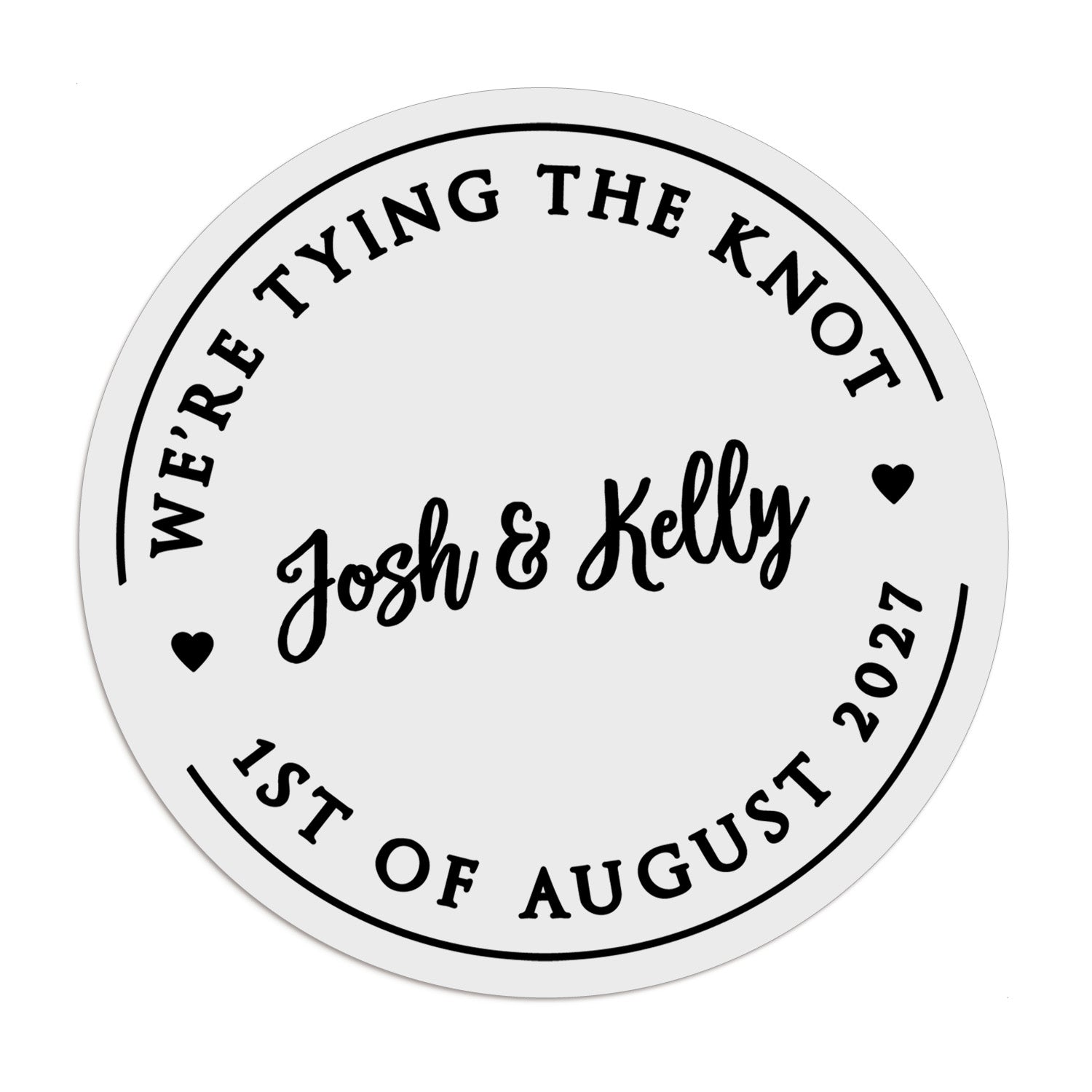We're Tying the Knot Stickers - XOXOKristen