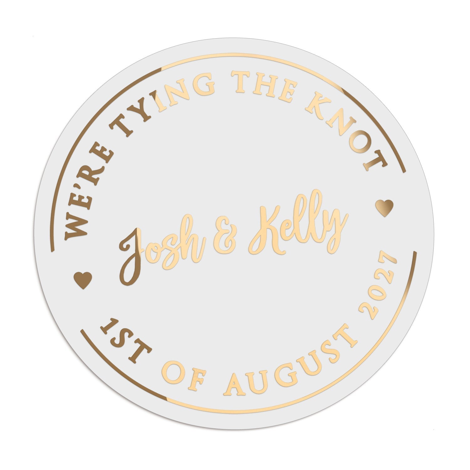 We're Tying the Knot Stickers - XOXOKristen