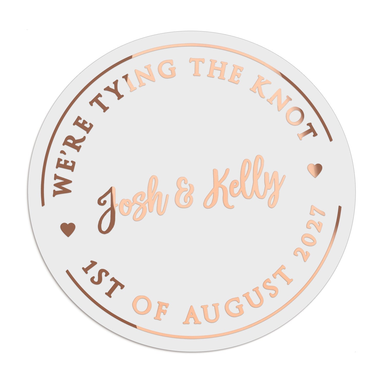 We're Tying the Knot Stickers - XOXOKristen