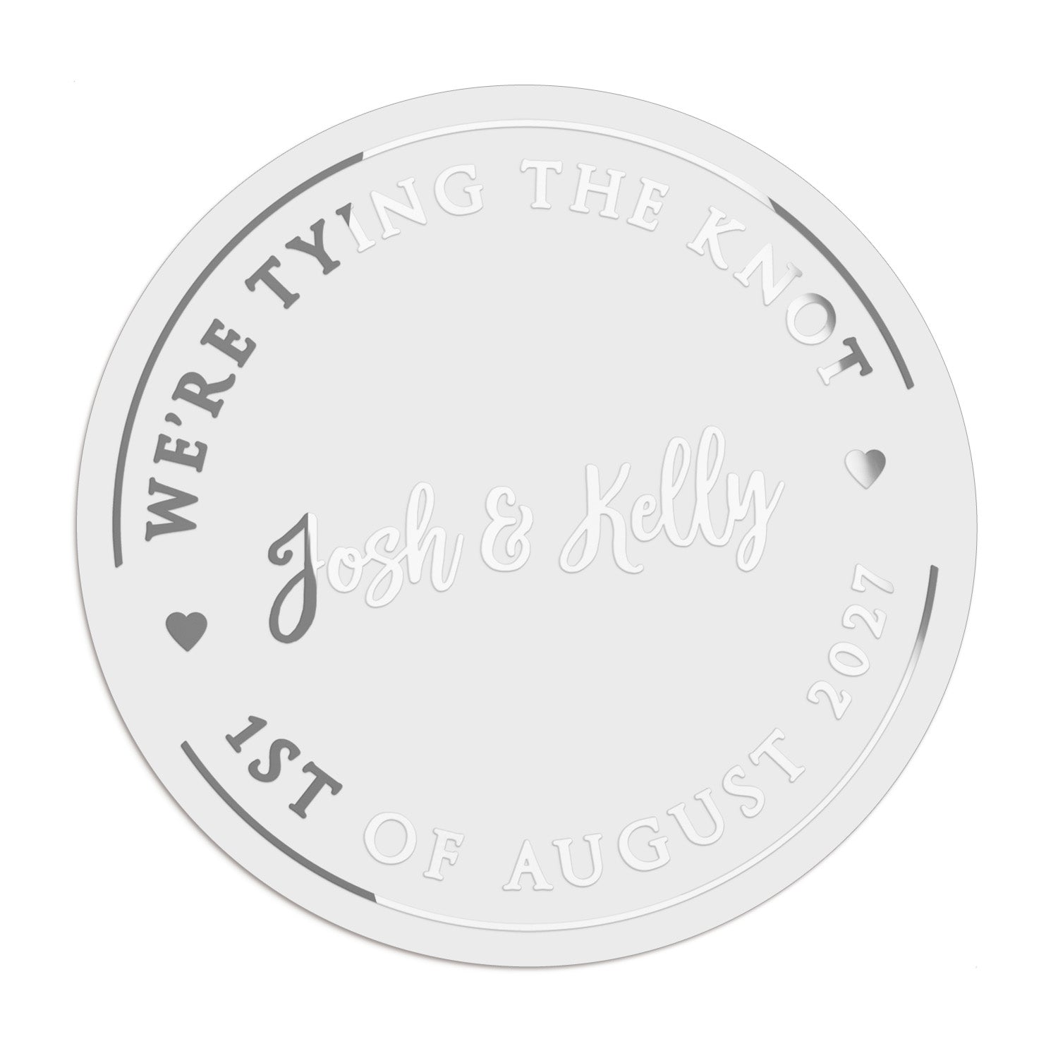 We're Tying the Knot Stickers - XOXOKristen