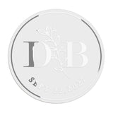 Floral Wedding Stickers with Monograms - XOXOKristen
