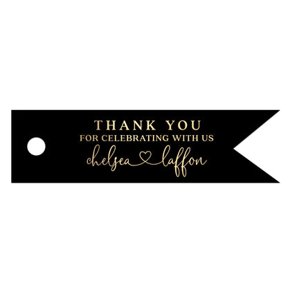 Luxurious Thank you for Celebrating with us Tags