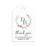 Monogram Favor Tags