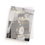 Bold Script Photo Invitation