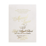 XOXOKristen gold foil Quinceañera invitation on frosted acrylic, photographed beside soft dried flowers and natural stones under warm sunlight, showcasing luxury design for personalized 15th birthday parties – XOXOKristen.