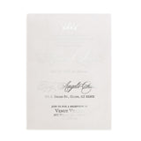 Vellum Quinceanera Invitation with Crown